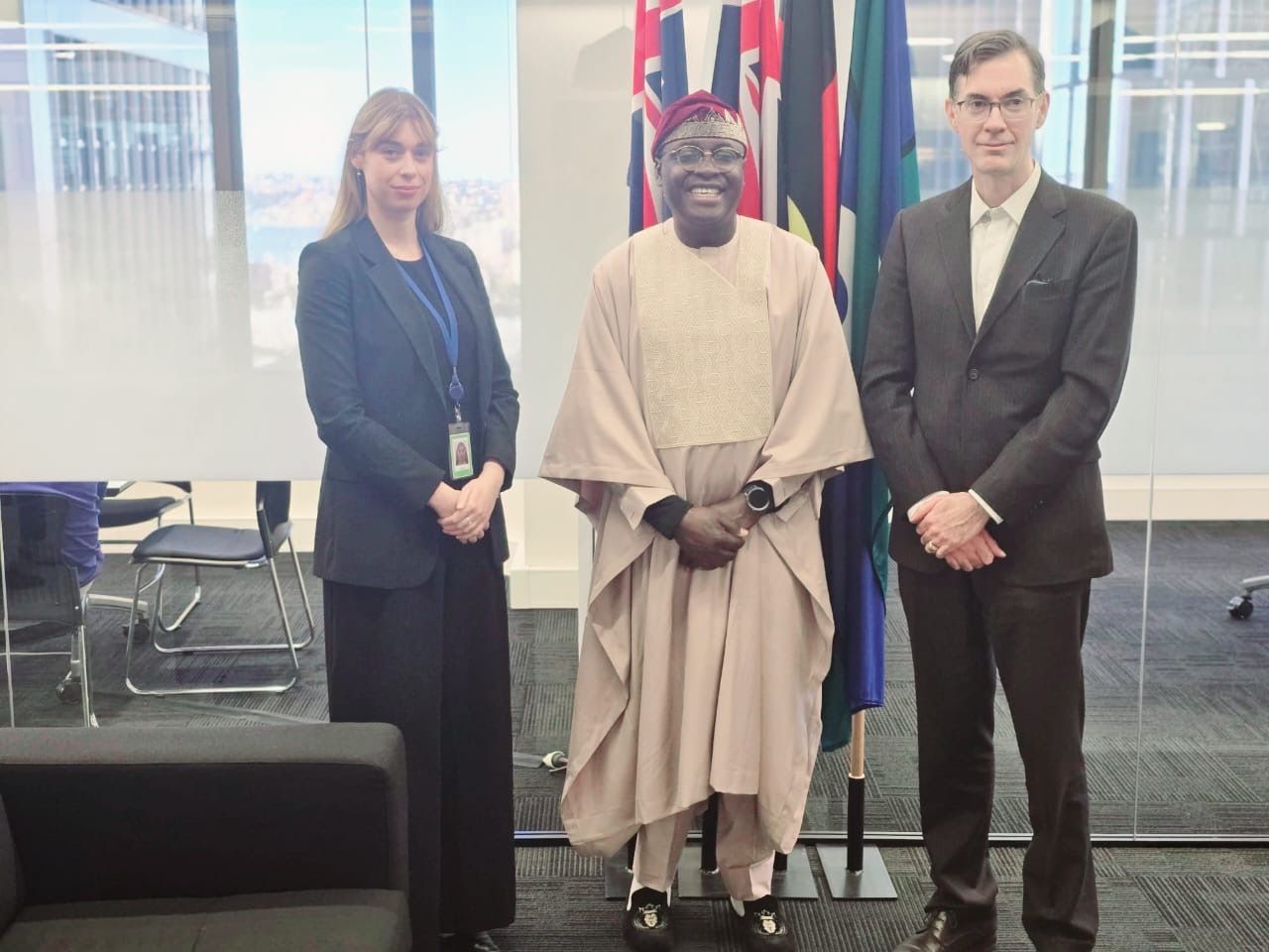Ambassador Dr. Olufemi Pedro during his New South Wales engagement