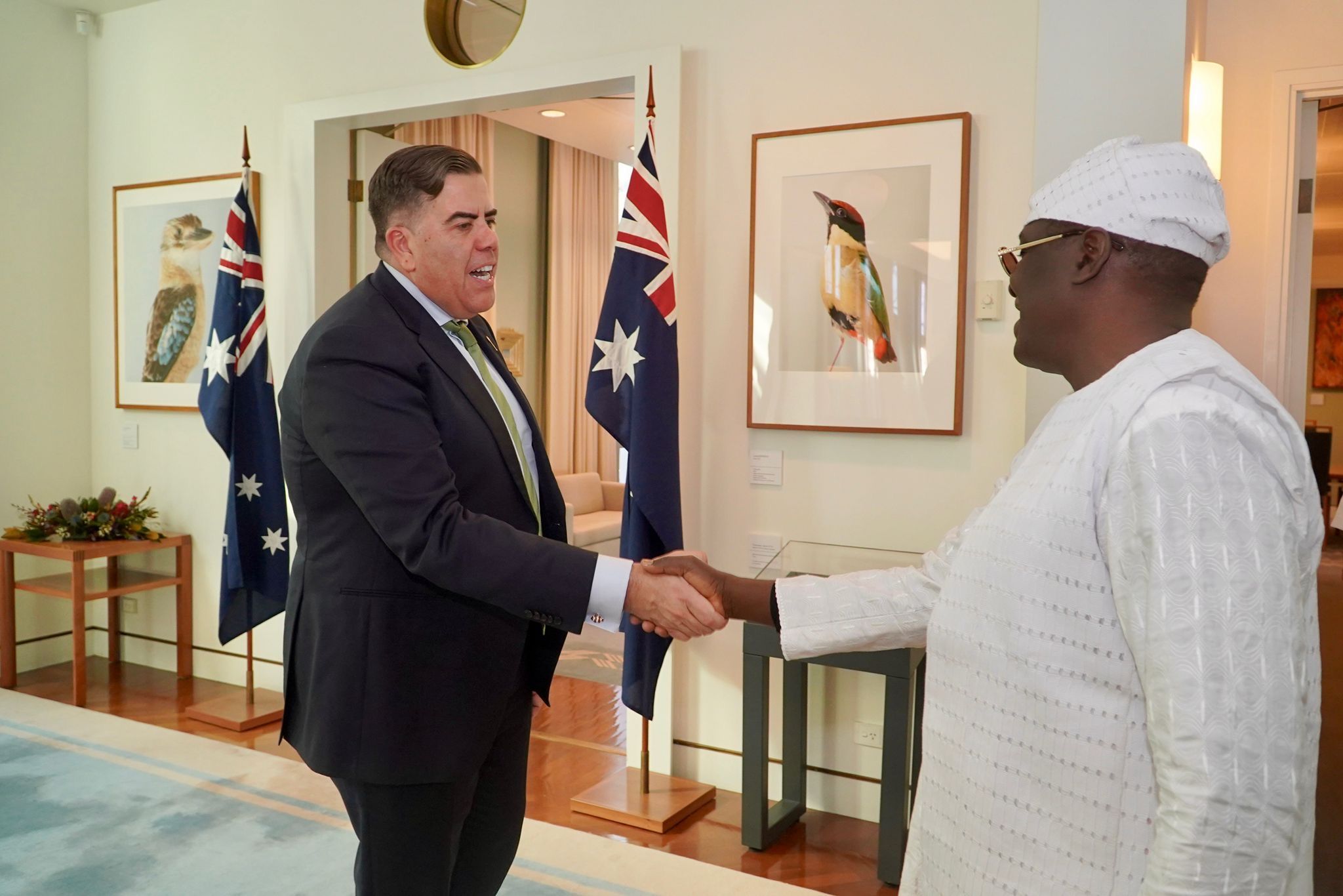 High Commissioner's courtesy call on Speaker Milton Dick
